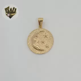 (1-2377-2) Gold Laminate - Medal Pendant - BGF