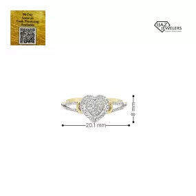 10K Gold 0.17 CTW Diamond Ring