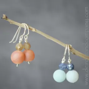 Bijoux Deux Beaded Earrings Ocean & Earth