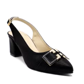 Black Formal Sling Back 085481