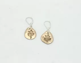 Bronze Olive Branch Earrings