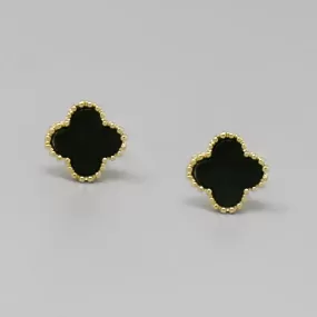 Clover Shape Stud Earrings