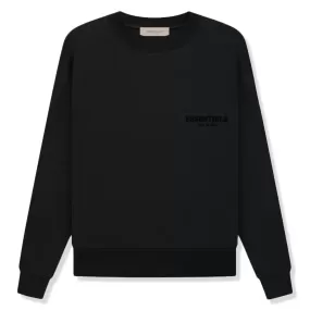 Fear of God Essentials Black Crewneck (SS22)