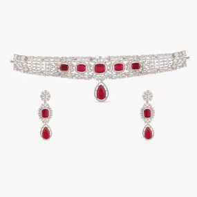 Mealla Nakshatra CZ Choker Set