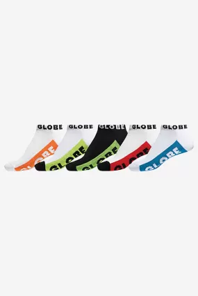 Multi Brights Ankle Sock 5 Pack - Multi