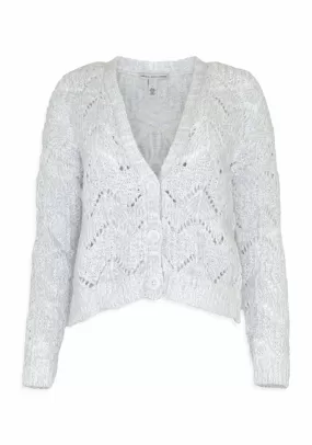 POINTELLE CARDIGAN - AUTUMN CASHMERE