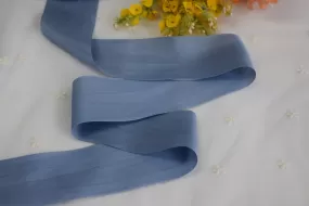 Silk Ribbon - French Blue - 2 Wide - By the Yard